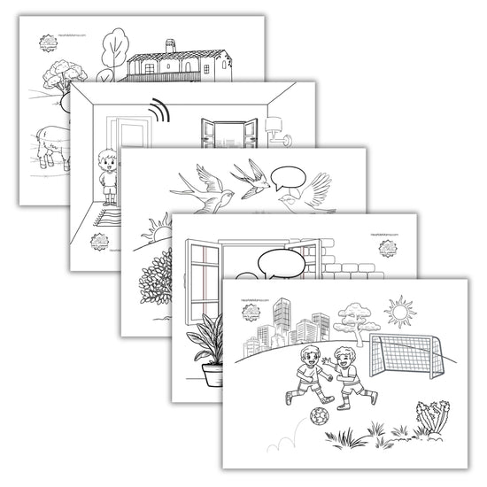 Sounds Of My Land - Coloring Pages - Hear Me Mama (اسمعيني يا ماما) - Video